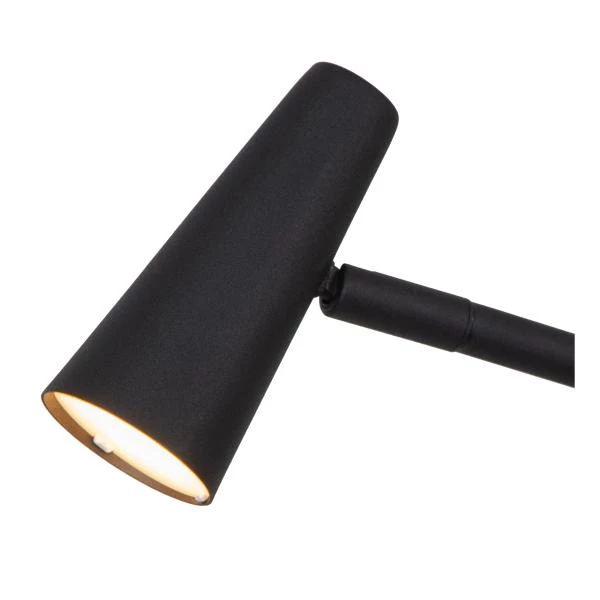 Lucide STIRLING - Lampadaire Rechargeable - Batterie/Piles - LED 3 StepDim - 1x3W 2700K - Noir - détail 1